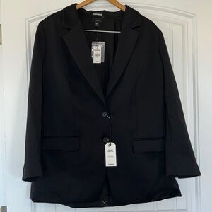 NWT Express Super Soft Double Knit Blazer XL